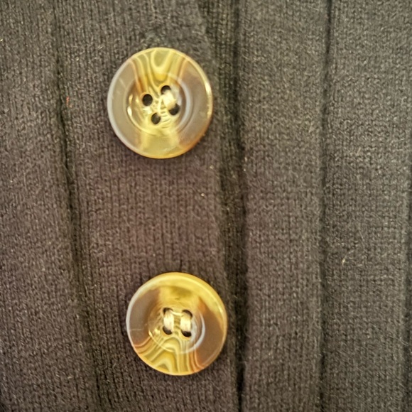 Spadehill Black Ladies XL Sweater with buttons - Picture 4 of 5